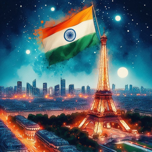 Global Launch of India's UPI Takes Place at Eiffel Tower in France